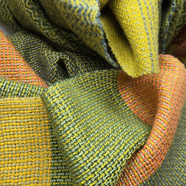 Sjaal van wol of wol/zijde weven (2 dagen)